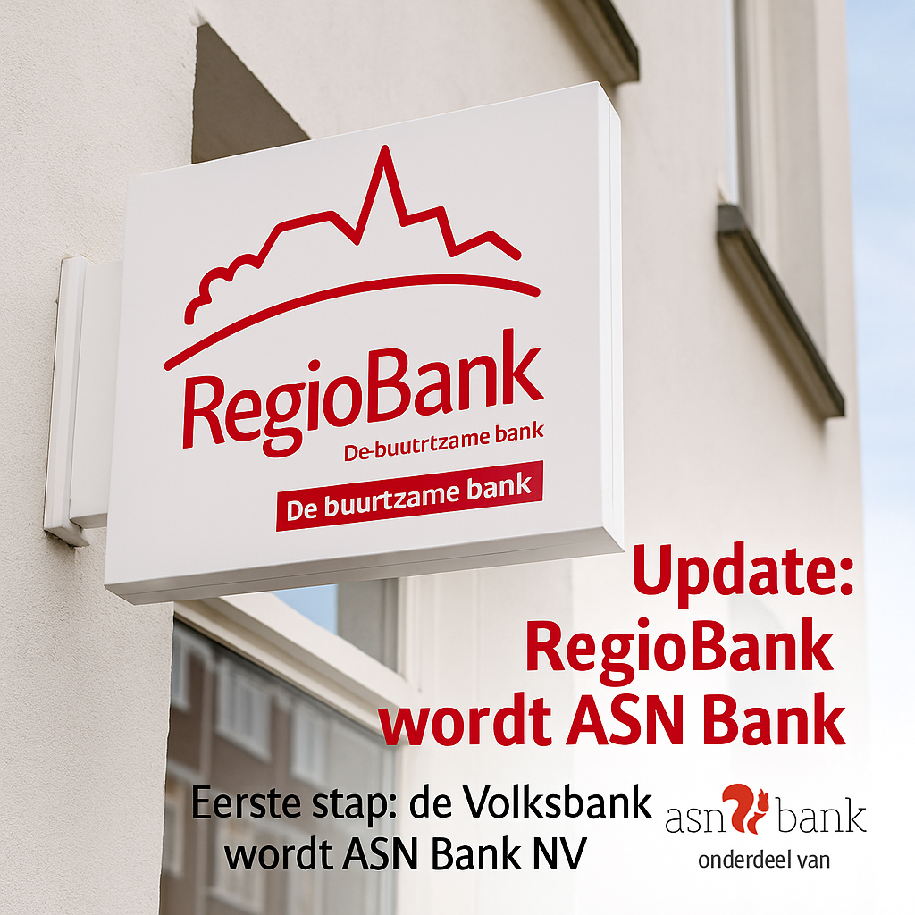 Update: RegioBank wordt ASN Bank